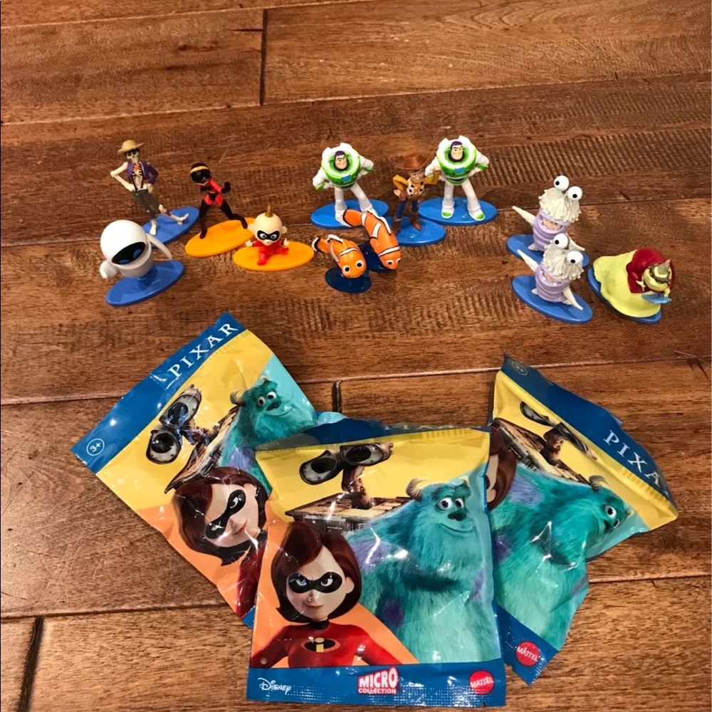 Pixar mini figures